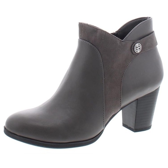 NWT Giani Bernini Womens Artemyss Faux Leather Ankle Booties Size 5.5 - Picture 1 of 7